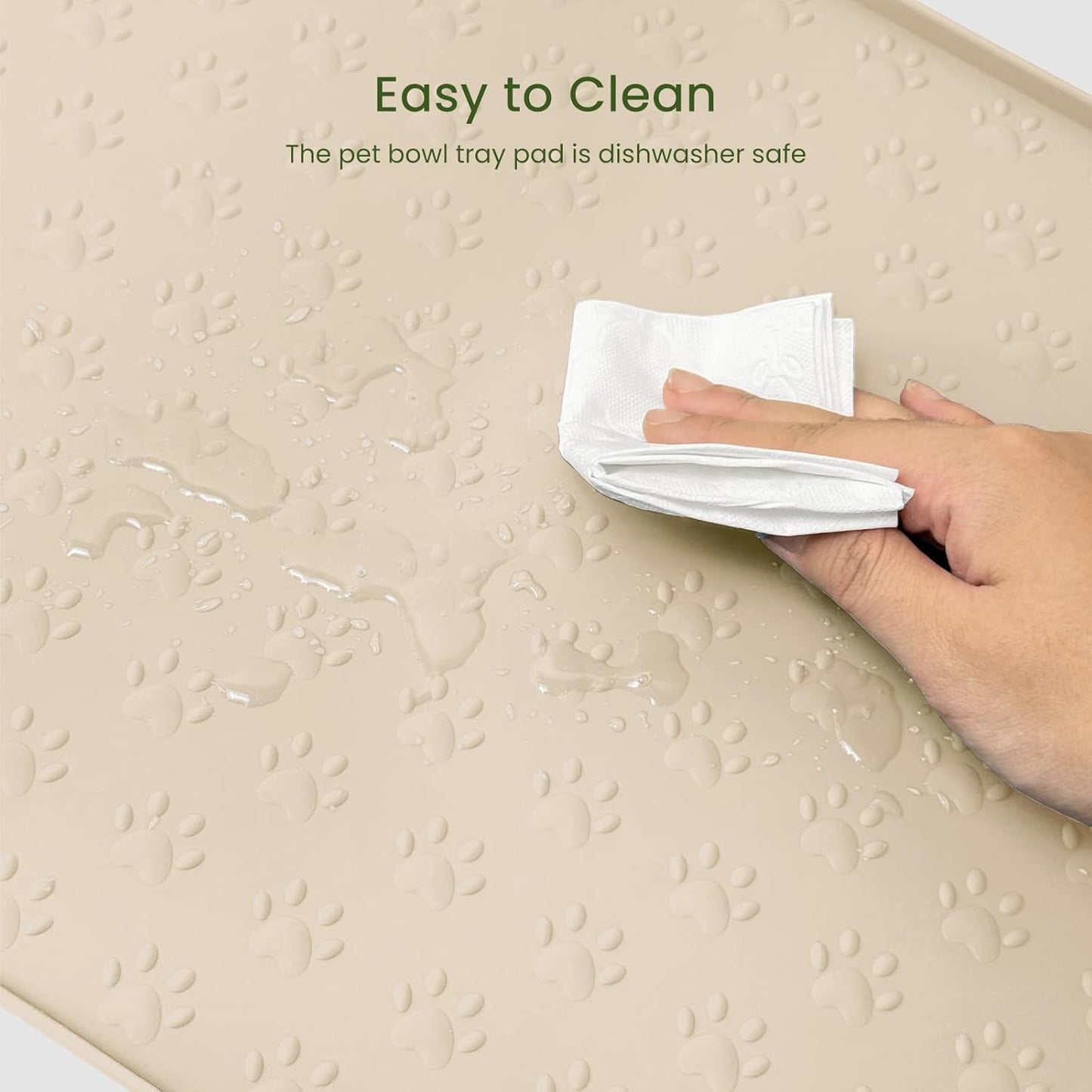 Cute Anti-Slip Silicone Pet Placemat Waterproof