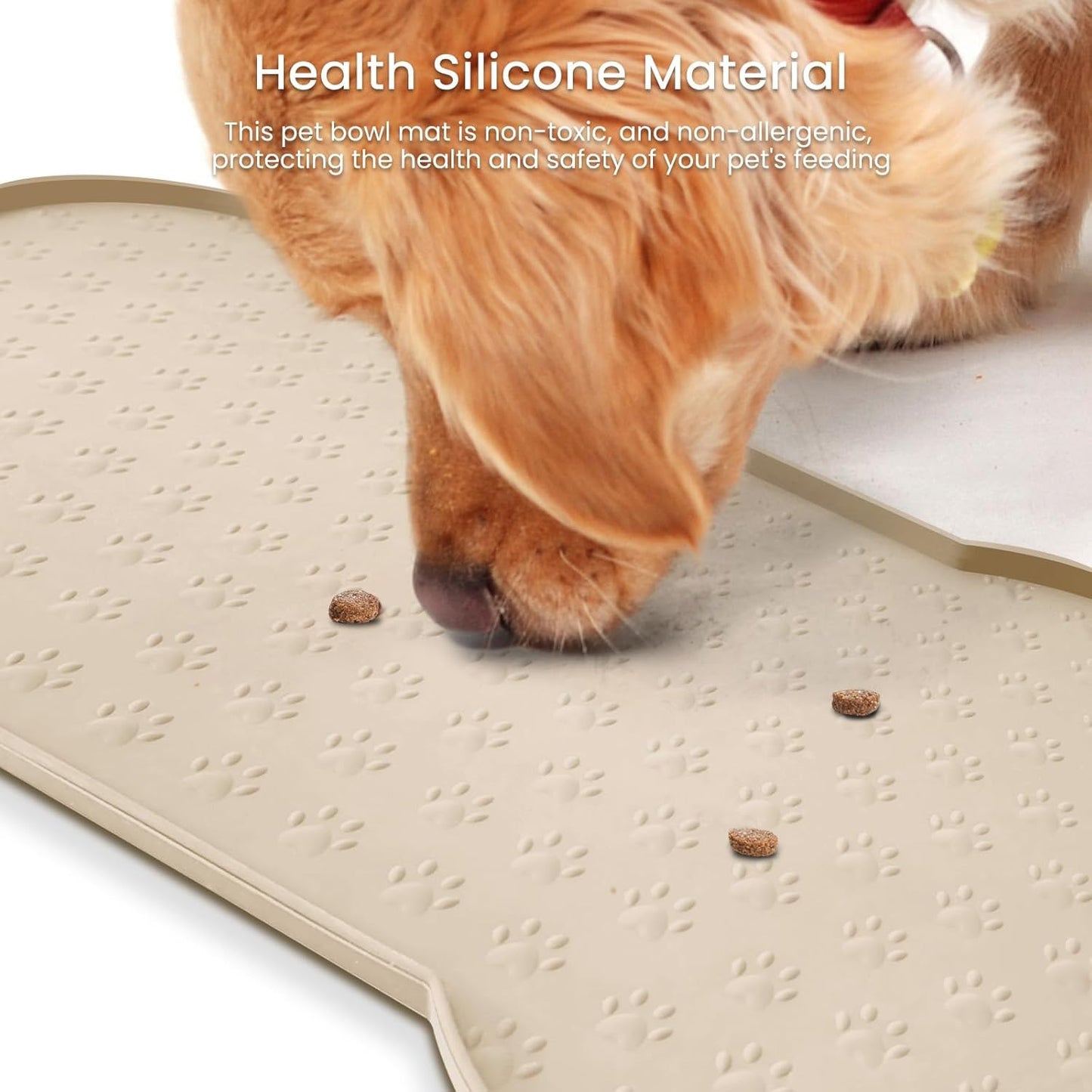 Cute Anti-Slip Silicone Pet Placemat Waterproof