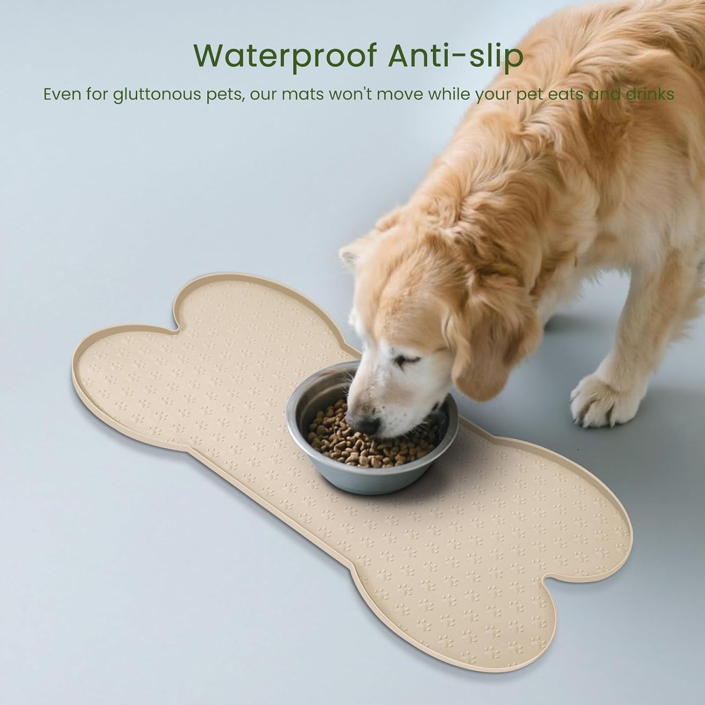 Cute Anti-Slip Silicone Pet Placemat Waterproof