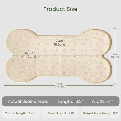 Cute Anti-Slip Silicone  Pet Placemat Waterproof
