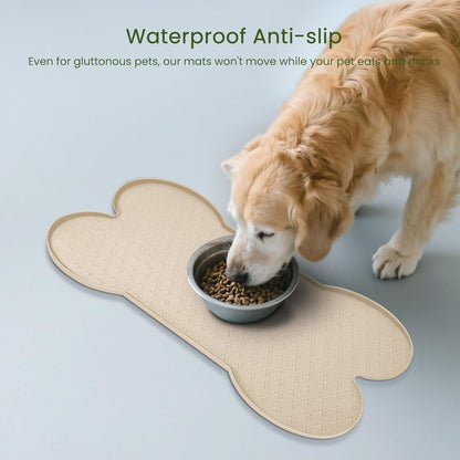 Cute Anti-Slip Silicone  Pet Placemat Waterproof